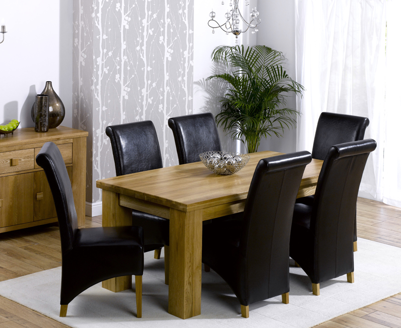 Brussels Oak Dining Table (Table Only) - Click Image to Close